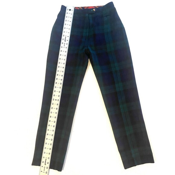 Vintage Tommy Hilfiger Plaid Straight Leg Pants Size 6 - Picture 6 of 11